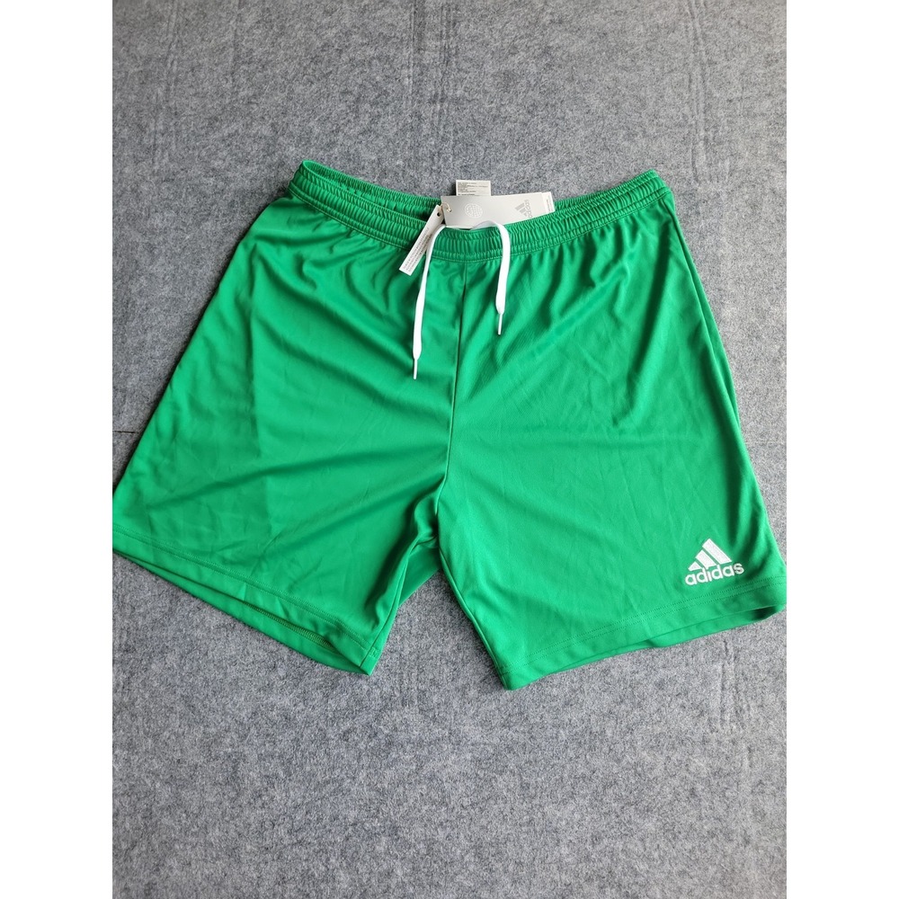 adidas AEROREADY Youth Boys Athletic Shorts Green L  Drawstring Waist